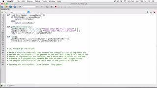 5.12 Maximum of Two Values - Python
