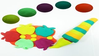 Best Learning Colors Video for Children Babies Toddlers with Play Doh