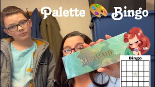 Palette 🎨 Bingo Friday January 17,2025 The Little Mermaid 🧜‍♀️ Palette