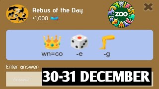 Rebus Of The Day Zoo 1 January | Zoo Rebus Of The Day | Rebus Of The Day Zoo