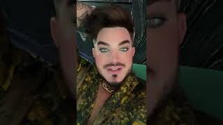 Adam Lambert Instagram - LIVE  2021-08-28   (flipped)