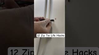 12 Zip Tie Life wall mount hack #youtubeshorts #switch #tips #diy #tiktok ##ties ##viral #holes #1m