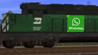 WhatsApp Train meme