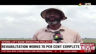 Rehabilitation Works On Kpong Left Bank Irrigation Project 70% Complete