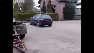 How to pull out engine from VW Golf III