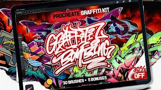 Procreate Brushes: PROCREATE GRAFFITI BOMBING