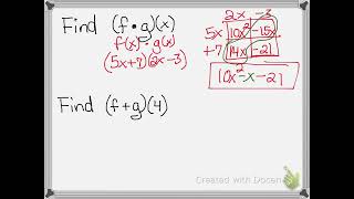 Function Notation with Operations part 2
