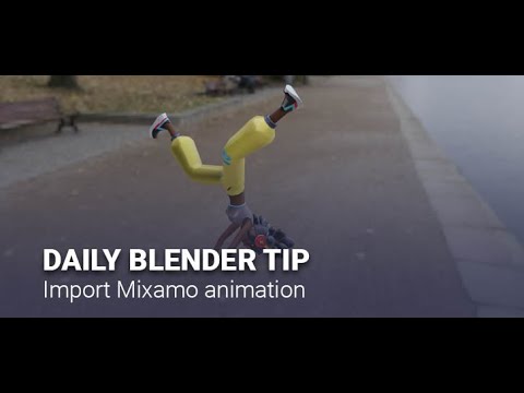 Daily Blender Secrets - Importing Mixamo Character Animation In Blender ...