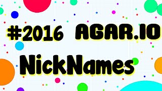 agar.io youtubers nick names and the longest agar.io nickname ever in history