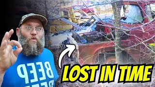 Lost in Time: Abandoned Trucks Hidden in the Woods