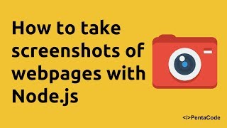 How to take screenshots of webpages with Node.js