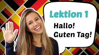 GERMAN LESSON 1: Learn German for Beginners - German Greetings 🤗