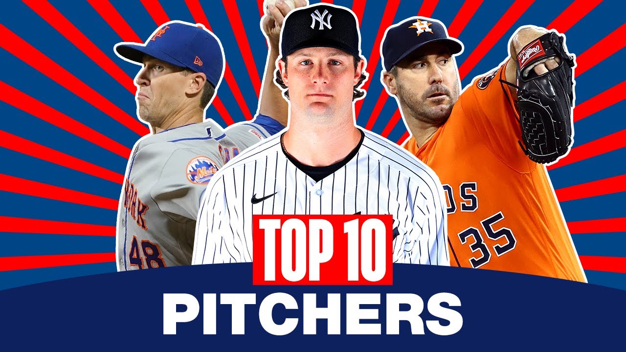 Top 10 Pitchers (Starters And Relievers) MLB Top Players (Gerrit Cole ...