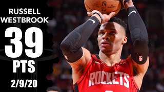 Russell Westbrook torches Jazz for 39 points | 2019-20 NBA Highlights