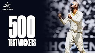 Nathan Lyon Breaches the 500 Test Wickets Mark | Aus v Pak