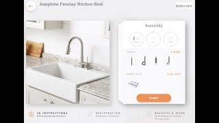 Installing SINKOLOGY Josephine Fireclay Kitchen Sink