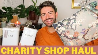 COME THRIFTING WITH ME & CHARITY SHOP HOMEWARE HAUL! | Autumn with Mr Carrington 2021 | AD