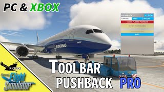 Aerosoft Toolbar Pushback Pro 導入するとプッシュバックが楽に！【MSFS 2020 :共通】