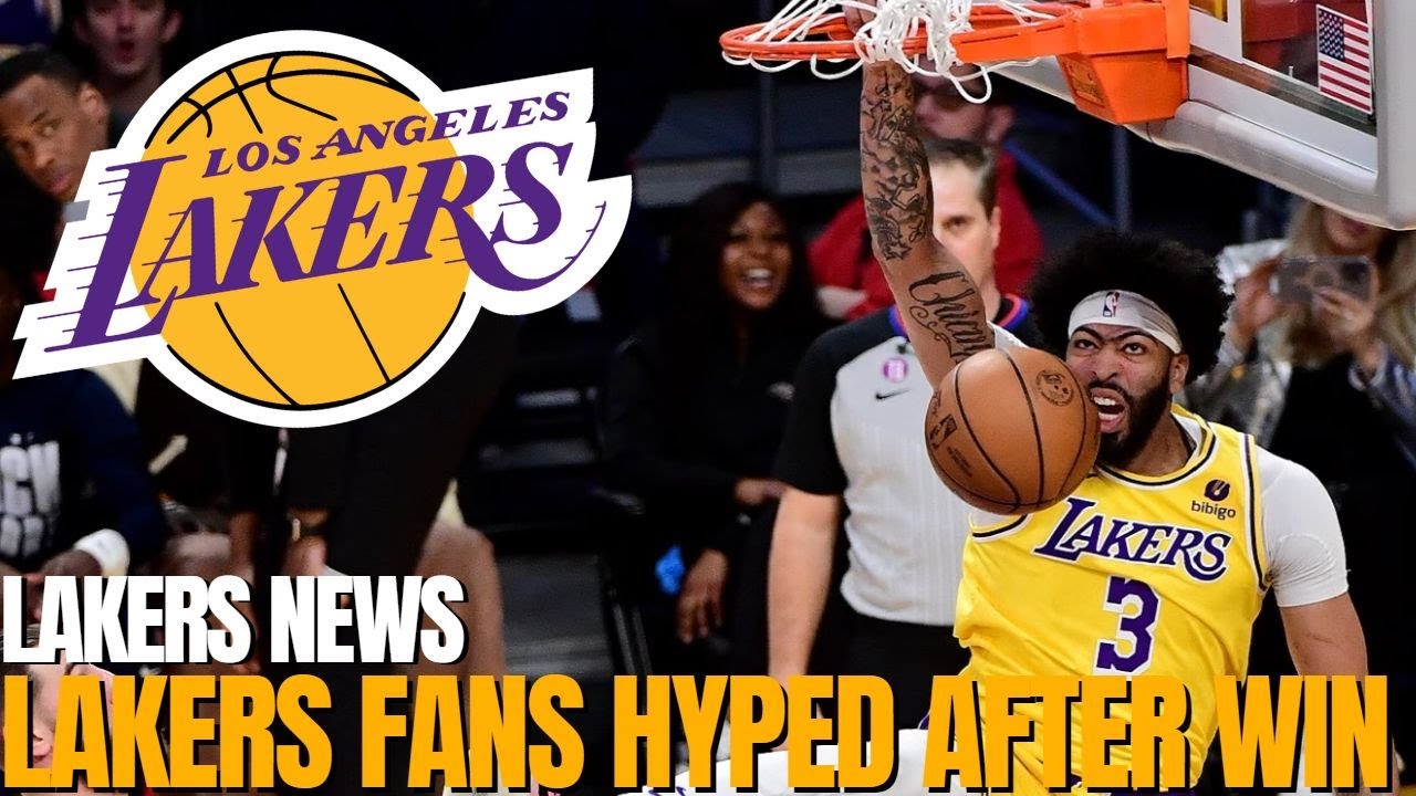 Los Angeles Lakers - FANS HYPED AFTER WIN - YouTube