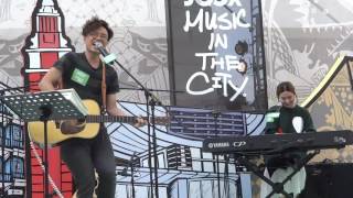 李拾壹 × Yukilovey 《不讓你回家》@JOOX Music In The City (12-11-2016)