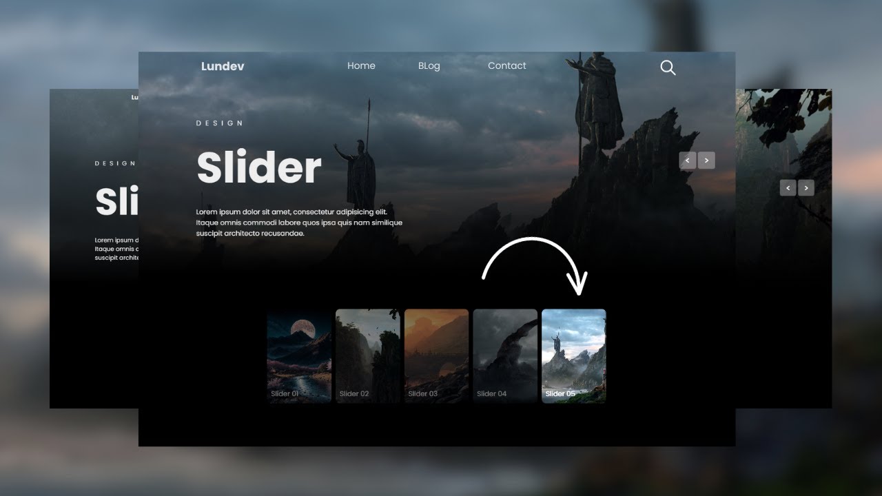 How To Make Responsive Image Slider Using HTML CSS And JavaScript - YouTube