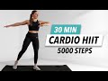 30 min Cardio Workout at home - 5000 steps for Fat Burn (No equipment)