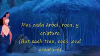 Colors of the wind EU Spanish Subs & Translation