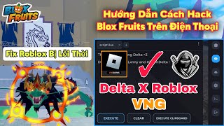 Hướng dẫn hack blox fruits delta x vng fix update trên điện thoại, tổng hợp client vng fix update