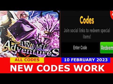 *NEW UPDATE CODES* [👊UPD 10] ALL CODES! Anime Adventures ROBLOX ...