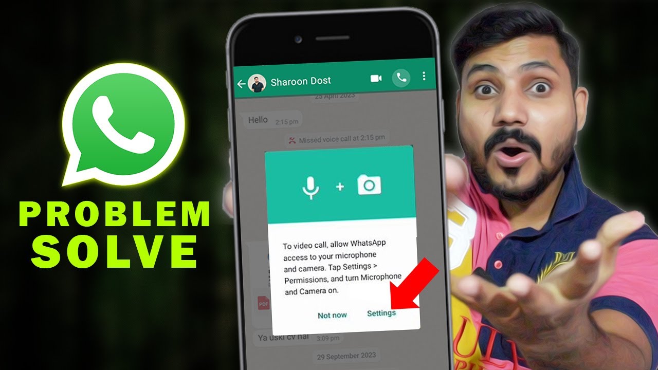 WhatsApp Se Video Call Nahi Ho Raha Hai | How To Fix WhatsApp Video ...