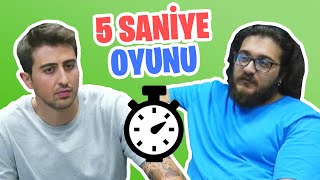 5 SANİYE OYUNU OYNUYORUZ! - w/ BUĞRA - HÜSEYİN - YAREN - VASİL