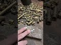 cleaning scrap brass. the hammer goes whopp whopp whopp