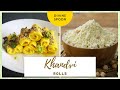 Rolling Khandvi with Ease: A Beginner's Guide in Gujarati | divine spoon