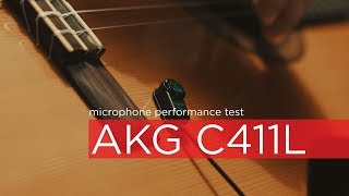 AKG C411 Instrument Microphone (Performance Test)