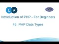 PHP Data Types | PHP Tutorial | PHP For Beginners | Learn PHP Programming