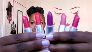 Mac Retro Matte Collection And Loreal LaLaque Lip Swatches