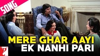 Mere Ghar Aayi Ek Nanhi Pari | Kabhi Kabhie | Amitabh, Waheeda | Lata | Kids Song | Hindi Old Song