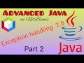 Exception handling in Java programming.