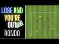 Lose And You're Out | Rondo Drill | Football/Soccer