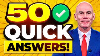 50 'QUICK ANSWERS' to TOUGH INTERVIEW QUESTIONS!