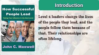 How Successful People Lead by John C. Maxwell. Full Audiobook