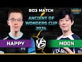 WC3 | Bo3 Match | [UD] Happy vs Moon [NE] | Ancient of Wonders Cup 2024 #4