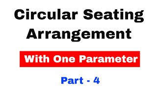 Circular Arrangement with One Parameter Center Facing for SBI CLERK 2018 Pre Exam | Part 4