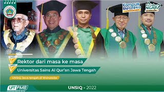 Did You Know? Rektor UNSIQ dari masa ke masa | UNSIQ 2022