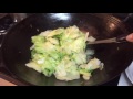 cook lettuce with oyster sauce