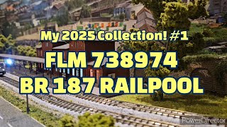 My 2025 Collection! #1, Fleischmann 738974, BR 187 RAILPOOL