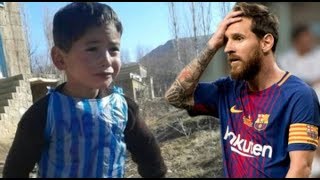 Lionel Messi İle Tanışan Çocuğun Hayatı Kabusa Döndü. - Poşet Formalı Messi'nin Kötü Sonu