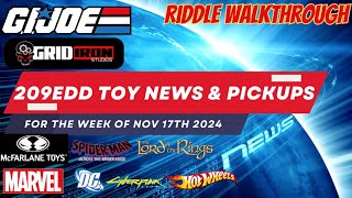 BREAKING ACTION FIGURE NEWS! /PICKUPS NOV 17th  GI JOE CLASSIFIED GRIDIRON DC BATMAN SPIDERMAN