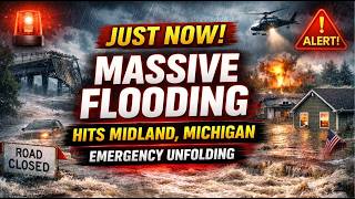 🚨 JUST NOW: Massive Flooding Hits Midland Michigan | Emergency Unfolding