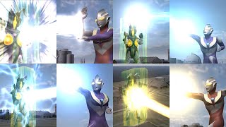 【ウルトラマンFE3】ゼットンバリアに果敢に挑むウルトラマンティガ　Ultraman Fighting Evolution 3